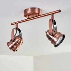 Hofstein Aniak Deckenleuchte LED Kupferfarben, 2-flammig -LED Leuchten Verkäufe 2022 aniak deckenleuchte h3363607 8