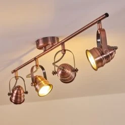 Hofstein Aniak Deckenleuchte LED Kupferfarben, 4-flammig -LED Leuchten Verkäufe 2022 aniak deckenleuchte h3363645 3