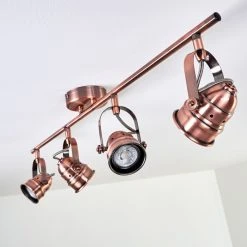 Hofstein Aniak Deckenleuchte LED Kupferfarben, 4-flammig -LED Leuchten Verkäufe 2022 aniak deckenleuchte h3363645 5