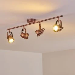 Hofstein Aniak Deckenleuchte LED Kupferfarben, 4-flammig -LED Leuchten Verkäufe 2022 aniak deckenleuchte h3363645 9