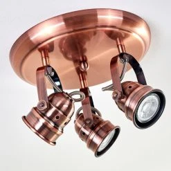 Hofstein Aniak Deckenleuchte LED Kupferfarben, 3-flammig -LED Leuchten Verkäufe 2022 aniak deckenleuchte h3363683 12