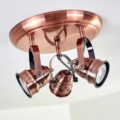 Hofstein Aniak Deckenleuchte LED Kupferfarben, 3-flammig -LED Leuchten Verkäufe 2022 aniak deckenleuchte h3363683 13