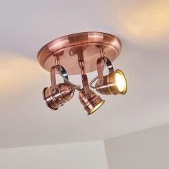 Hofstein Aniak Deckenleuchte LED Kupferfarben, 3-flammig -LED Leuchten Verkäufe 2022 aniak deckenleuchte h3363683 14