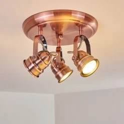 Hofstein Aniak Deckenleuchte LED Kupferfarben, 3-flammig -LED Leuchten Verkäufe 2022 aniak deckenleuchte h3363683 2