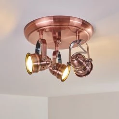 Hofstein Aniak Deckenleuchte LED Kupferfarben, 3-flammig -LED Leuchten Verkäufe 2022 aniak deckenleuchte h3363683 7