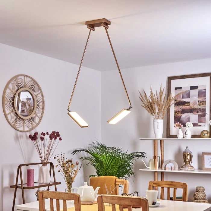 Hofstein Anneau Deckenleuchte LED Chrom, Gold, 2-flammig 1 Hofstein Anneau Deckenleuchte LED Chrom, Gold, 2-flammig