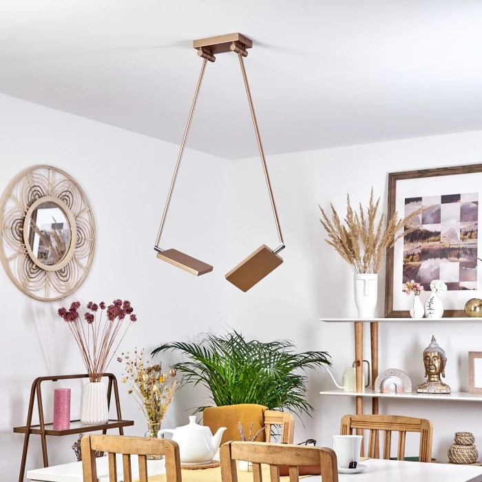 Hofstein Anneau Deckenleuchte LED Chrom, Gold, 2-flammig 12 Hofstein Anneau Deckenleuchte LED Chrom, Gold, 2-flammig – Bild 12