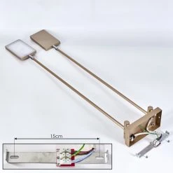 Hofstein Anneau Deckenleuchte LED Chrom, Gold, 2-flammig 16 Hofstein Anneau Deckenleuchte LED Chrom, Gold, 2-flammig -LED Leuchten Verkäufe 2022 anneau deckenleuchte h3561126 4