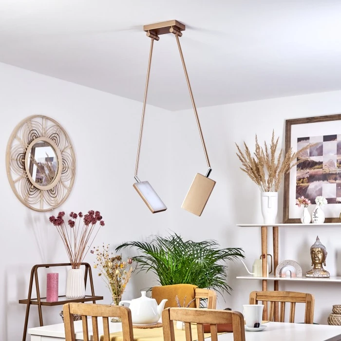 Hofstein Anneau Deckenleuchte LED Chrom, Gold, 2-flammig 10 Hofstein Anneau Deckenleuchte LED Chrom, Gold, 2-flammig – Bild 10