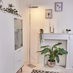 Hofstein Anneau Stehleuchte LED Silber, 1-flammig -LED Leuchten Verkäufe 2022 anneau stehleuchte h3447178 10