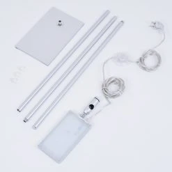 Hofstein Anneau Stehleuchte LED Silber, 1-flammig -LED Leuchten Verkäufe 2022 anneau stehleuchte h3447178 4