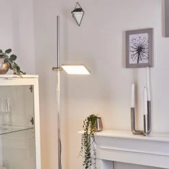 Hofstein Anneau Stehleuchte LED Silber, 1-flammig -LED Leuchten Verkäufe 2022 anneau stehleuchte h3447178 6