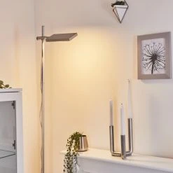 Hofstein Anneau Stehleuchte LED Silber, 1-flammig -LED Leuchten Verkäufe 2022 anneau stehleuchte h3447178 8