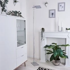 Hofstein Anneau Stehleuchte LED Silber, 1-flammig -LED Leuchten Verkäufe 2022 anneau stehleuchte h3447178 9