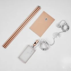 Hofstein Anneau Stehleuchte LED Kupferfarben, 1-flammig -LED Leuchten Verkäufe 2022 anneau stehleuchte h3457344 4