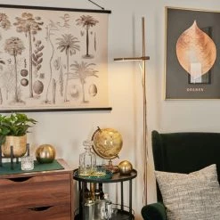 Hofstein Anneau Stehleuchte LED Kupferfarben, 1-flammig -LED Leuchten Verkäufe 2022 anneau stehleuchte h3457344 6