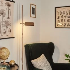 Hofstein Anneau Stehleuchte LED Kupferfarben, 1-flammig -LED Leuchten Verkäufe 2022 anneau stehleuchte h3457344 8