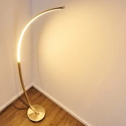 Hofstein Antares Bogenlampe LED Nickel-Matt, 1-flammig -LED Leuchten Verkäufe 2022 antares bogenlampe h3266144 do4 11