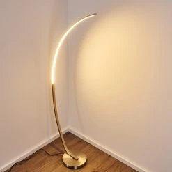 Hofstein Antares Bogenlampe LED Nickel-Matt, 1-flammig -LED Leuchten Verkäufe 2022 antares bogenlampe h3266144 do4 13