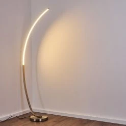 Hofstein Antares Bogenlampe LED Nickel-Matt, 1-flammig -LED Leuchten Verkäufe 2022 antares bogenlampe h3266144 do4 21