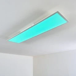 Hofstein Antria LED Panel Weiß, 1-flammig, Fernbedienung, Farbwechsler -LED Leuchten Verkäufe 2022 antria led panel h3013700 14