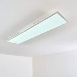 Hofstein Antria LED Panel Weiß, 1-flammig, Fernbedienung, Farbwechsler -LED Leuchten Verkäufe 2022 antria led panel h3013700 19