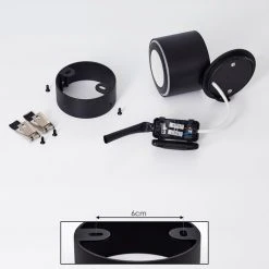 Hofstein Appleton Deckenleuchte LED Schwarz, 1-flammig 15 Hofstein Appleton Deckenleuchte LED Schwarz, 1-flammig -LED Leuchten Verkäufe 2022 appleton deckenleuchte h3381786 4