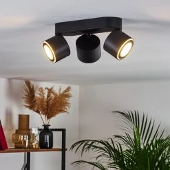 Hofstein Appleton Deckenleuchte LED Schwarz, 2-flammig -LED Leuchten Verkäufe 2022 appleton deckenleuchte h3381809 6