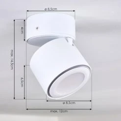 Hofstein Appleton Deckenleuchte LED Weiß, 2-flammig -LED Leuchten Verkäufe 2022 appleton deckenleuchte h3392973 3
