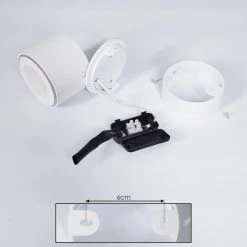 Hofstein Appleton Deckenleuchte LED Weiß, 2-flammig -LED Leuchten Verkäufe 2022 appleton deckenleuchte h3392973 4