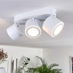 Hofstein Appleton Deckenleuchte LED Wei&szlig;, 6-flammig -LED Leuchten Verkäufe 2022 appleton deckenleuchte h3393154 12