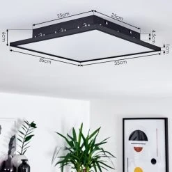 Hofstein Aprilia LED Panel Schwarz, 1-flammig -LED Leuchten Verkäufe 2022 aprilia led panel h3390924 3