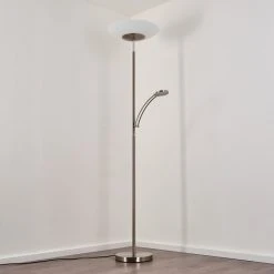 Hofstein Argostoli Deckenfluter LED Nickel-Matt, 2-flammig -LED Leuchten Verkäufe 2022 argostoli deckenfluter h3331262 7