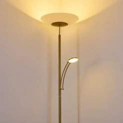 Hofstein Argostoli Deckenfluter LED Messing, 2-flammig -LED Leuchten Verkäufe 2022 argostoli deckenfluter h3331286 5