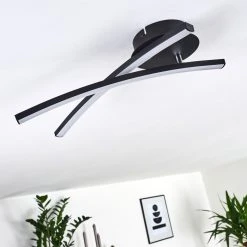 Hofstein Aringa Deckenleuchte LED Schwarz, 1-flammig -LED Leuchten Verkäufe 2022 aringa deckenleuchte h3393239 9
