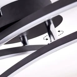 Hofstein Aringa Deckenleuchte LED Schwarz, 1-flammig 17 Hofstein Aringa Deckenleuchte LED Schwarz, 1-flammig -LED Leuchten Verkäufe 2022 aringa deckenleuchte h3393253 5