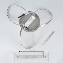 Hofstein Arlena Deckenleuchte LED Nickel-Matt, 1-flammig -LED Leuchten Verkäufe 2022 arlena deckenleuchte h167299 4