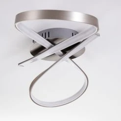 Hofstein Arlena Deckenleuchte LED Nickel-Matt, 1-flammig -LED Leuchten Verkäufe 2022 arlena deckenleuchte h167336 23