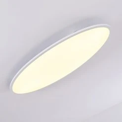 Hofstein Ashkelon Deckenpanel LED Weiß, 1-flammig, Fernbedienung -LED Leuchten Verkäufe 2022 ashkelon deckenpanel h3331224 20