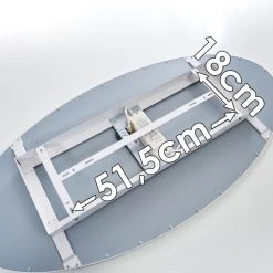 Hofstein Ashkelon Deckenpanel LED Weiß, 1-flammig, Fernbedienung -LED Leuchten Verkäufe 2022 ashkelon deckenpanel h3331224 24