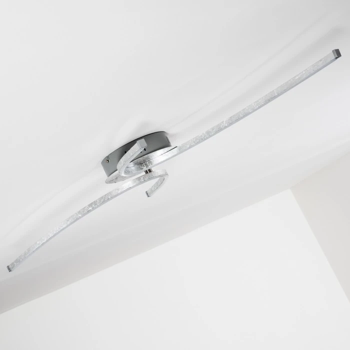 Hofstein Askim Deckenleuchte LED Silber, 1-flammig 7 Hofstein Askim Deckenleuchte LED Silber, 1-flammig – Bild 7