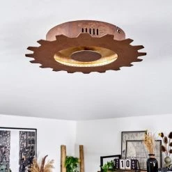 Hofstein Assanhas Deckenleuchte LED Rostfarben, Gold, 1-flammig 15 Hofstein Assanhas Deckenleuchte LED Rostfarben, Gold, 1-flammig -LED Leuchten Verkäufe 2022 assanhas deckenleuchte h3582305 5