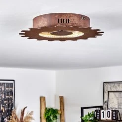 Hofstein Assanhas Deckenleuchte LED Rostfarben, Gold, 1-flammig 16 Hofstein Assanhas Deckenleuchte LED Rostfarben, Gold, 1-flammig -LED Leuchten Verkäufe 2022 assanhas deckenleuchte h3582305 6