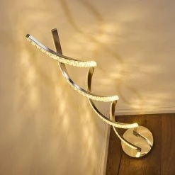 Hofstein Assuan Stehlampe LED Chrom, 1-flammig, Fernbedienung, Farbwechsler -LED Leuchten Verkäufe 2022 assuan stehlampe h3307137 10