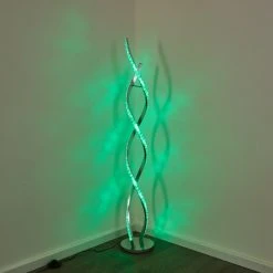 Hofstein Assuan Stehlampe LED Chrom, 1-flammig, Fernbedienung, Farbwechsler -LED Leuchten Verkäufe 2022 assuan stehlampe h3307137 19