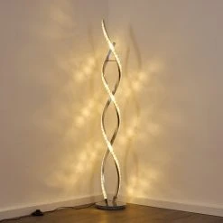 Hofstein Assuan Stehlampe LED Chrom, 1-flammig, Fernbedienung, Farbwechsler -LED Leuchten Verkäufe 2022 assuan stehlampe h3307137 2