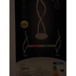 Hofstein Assuan Stehlampe LED Chrom, 1-flammig, Fernbedienung, Farbwechsler -LED Leuchten Verkäufe 2022 assuan stehlampe h3307137 27