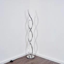 Hofstein Assuan Stehlampe LED Chrom, 1-flammig, Fernbedienung, Farbwechsler -LED Leuchten Verkäufe 2022 assuan stehlampe h3307137 6