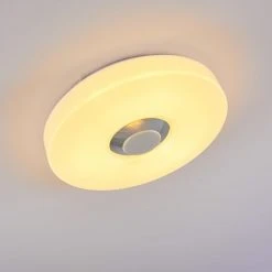 Hofstein Athlone Deckenleuchte LED Weiß, 2-flammig, Fernbedienung, Farbwechsler -LED Leuchten Verkäufe 2022 athlone deckenleuchte h3314739 10