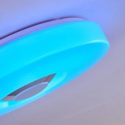 Hofstein Athlone Deckenleuchte LED Weiß, 2-flammig, Fernbedienung, Farbwechsler -LED Leuchten Verkäufe 2022 athlone deckenleuchte h3314739 14